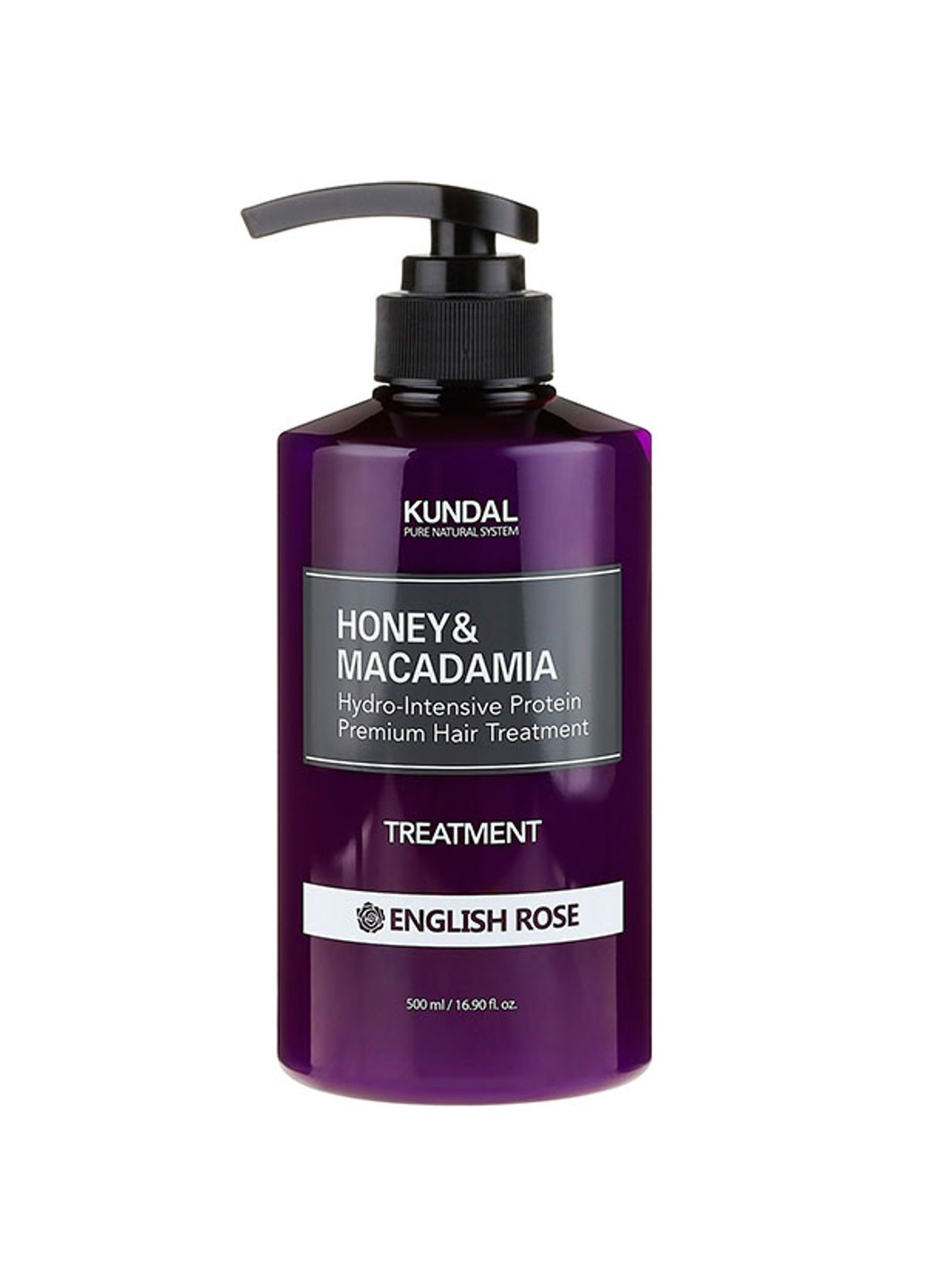 Поживний кондиціонер з медом та олією макадамії Honey & Macadamia Protein Hair Treatment English Rose 500 мл Kundal (258297650)