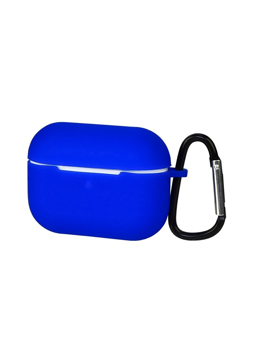 Чохол силіконовий з карабіном для Apple AirPods 3 колір №03 колір синій ЦБ-00200544 No Brand (259464601)