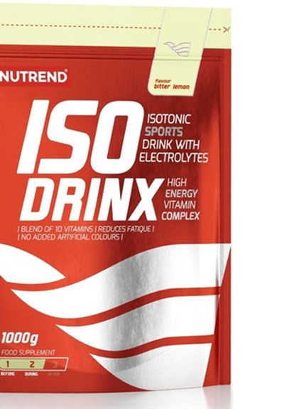 Isodrinx 1000 g /28 servings/ Lemon Nutrend (256721568)