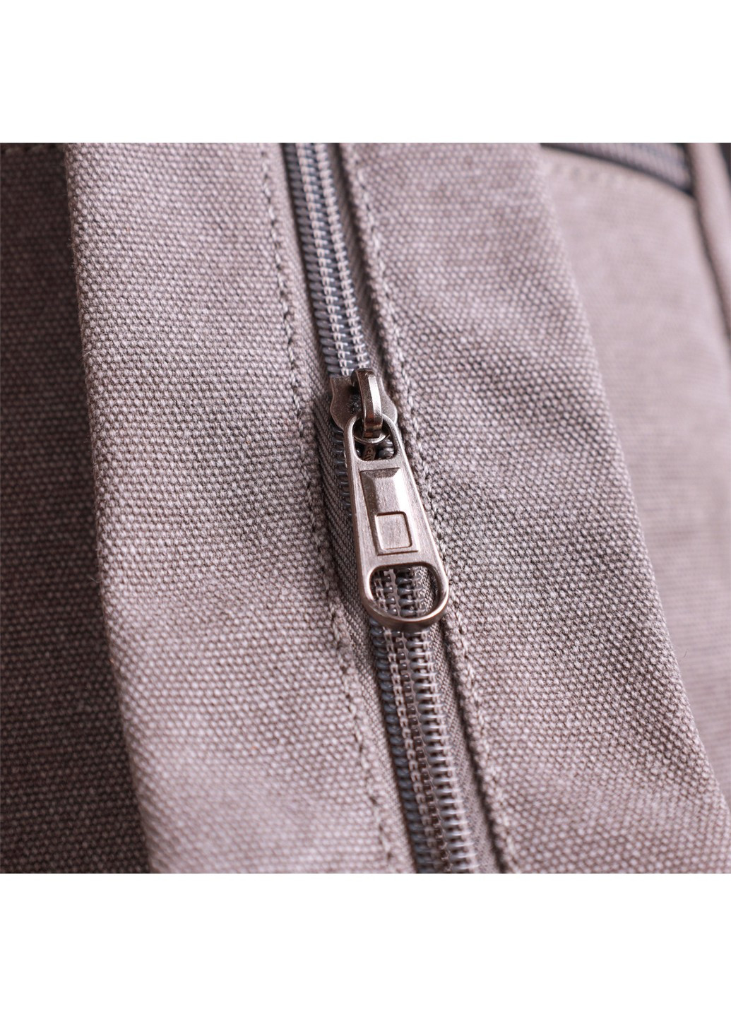 Оригинальная сумка-рюкзак с двумя отделениями из плотного текстиля 22161 Серый Vintage (267925303)