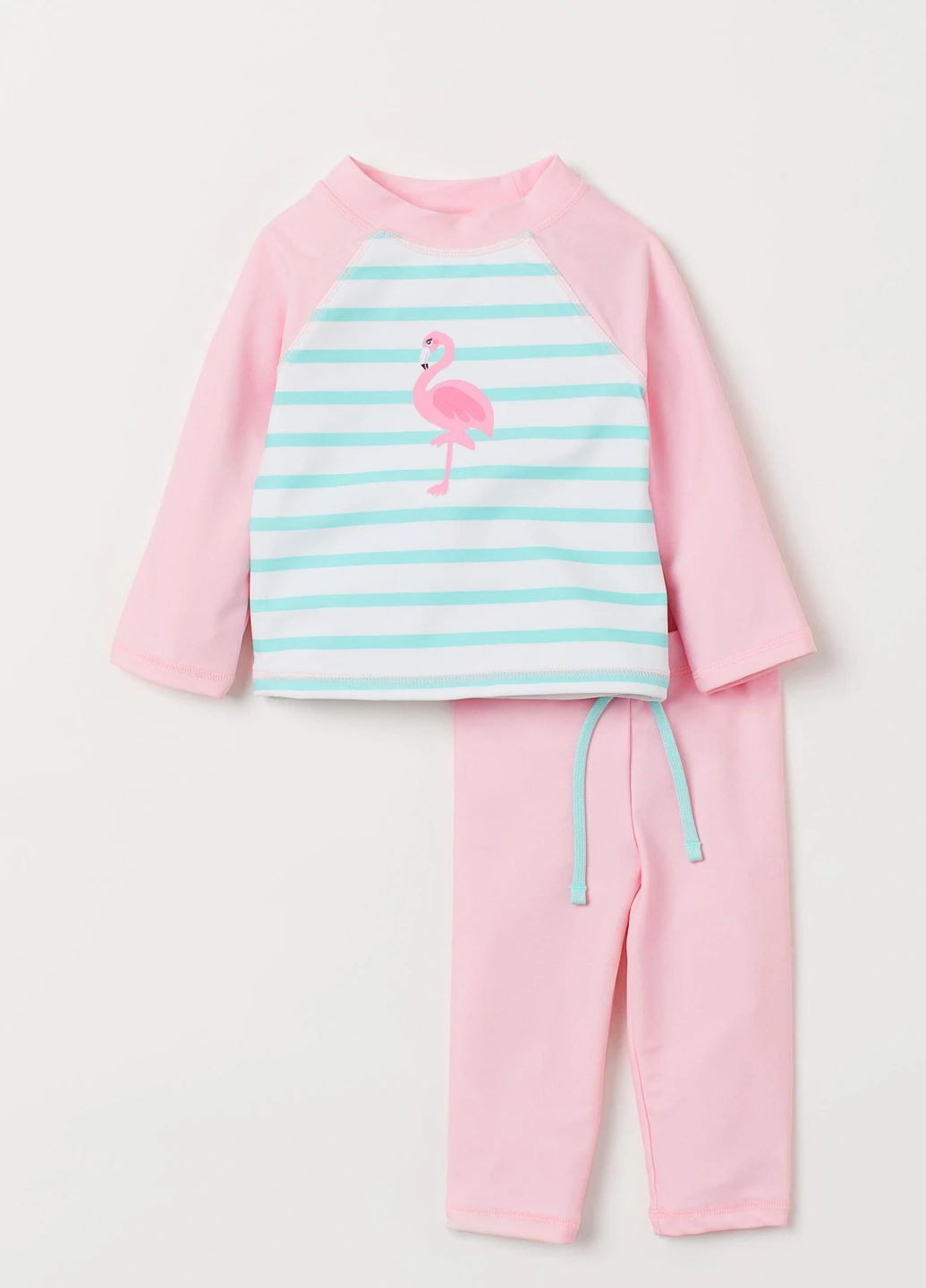 Лайкра,рожевий-білий з принтом, H&M (259571553)