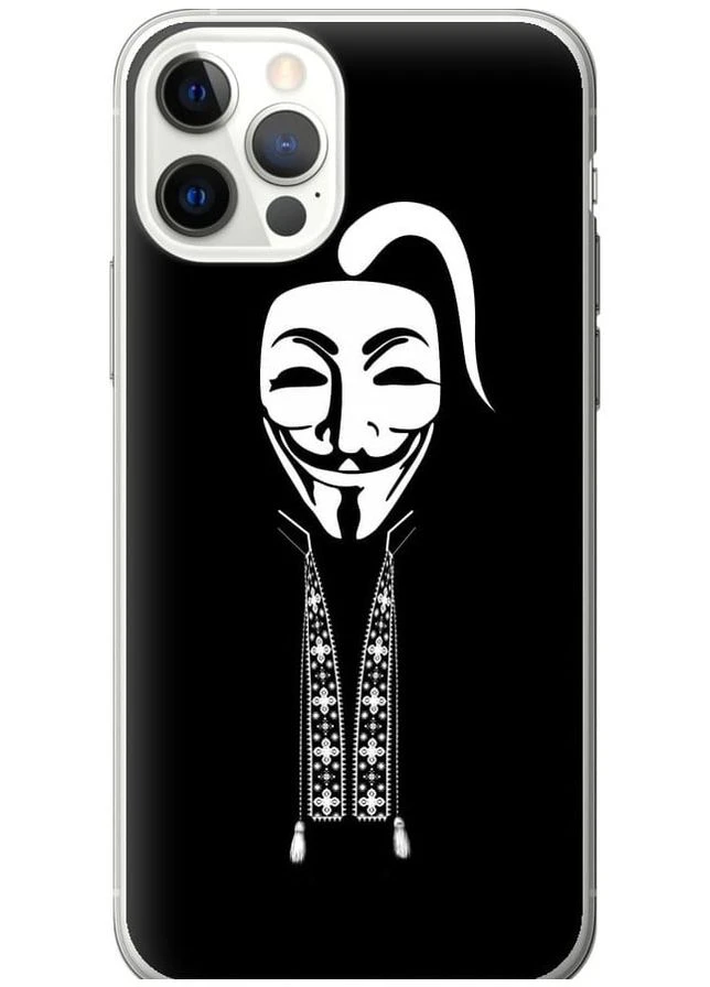 2D пластиковый чехол 'Anonimus. Козак' для Endorphone Apple iPhone 12 (269359529)