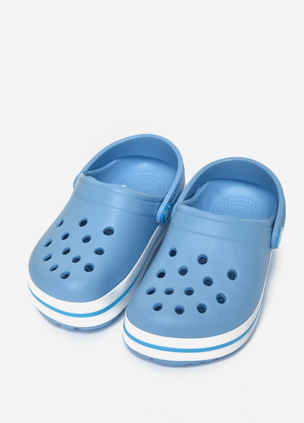 Крокси дитячі світло-блакитного кольору Let's Shop (266822724)