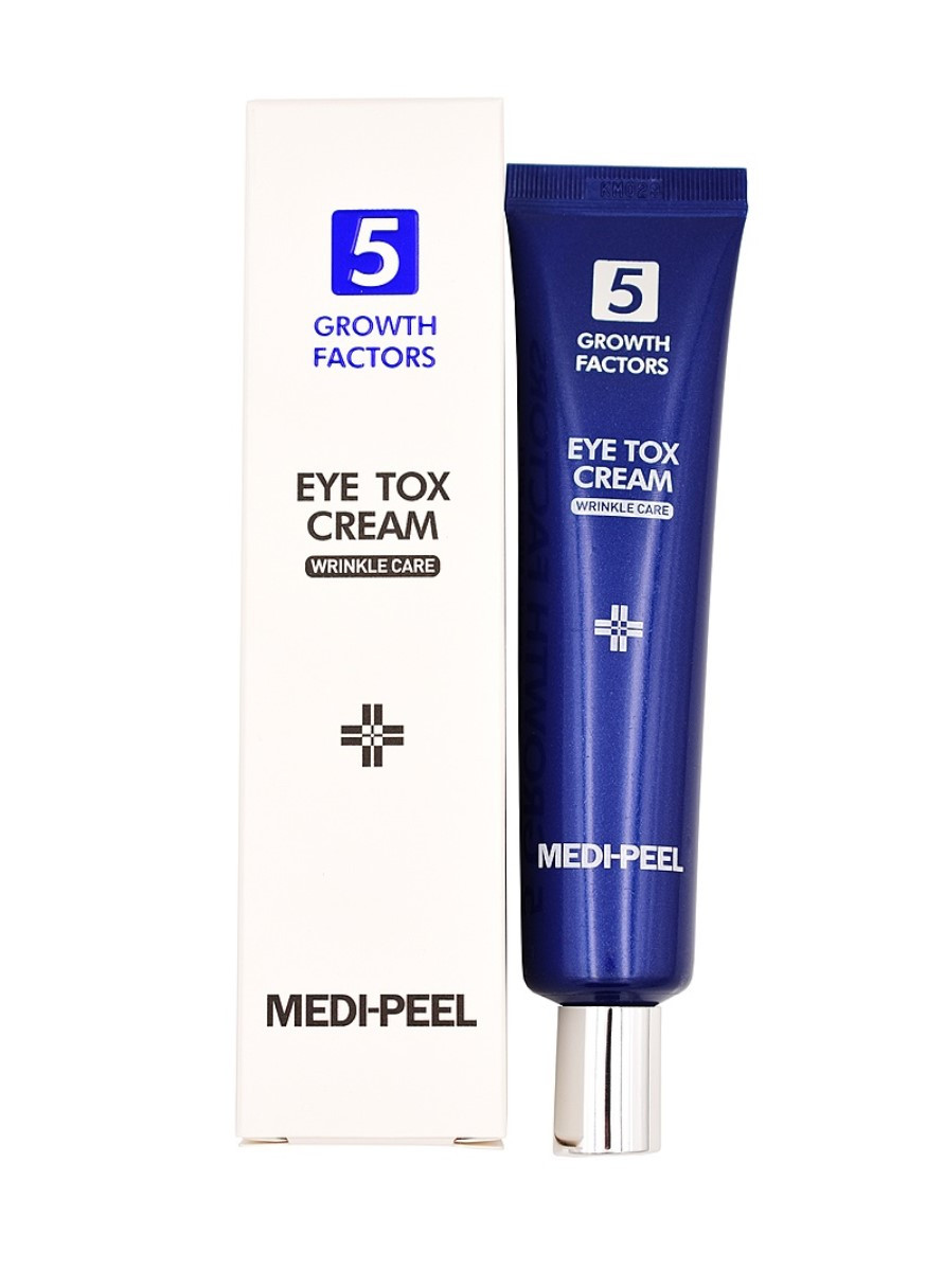 Ліфтинг-крем для повік із пептидним комплексом 5 Growth Factors Eye Tox Cream Medi-Peel (267729446)
