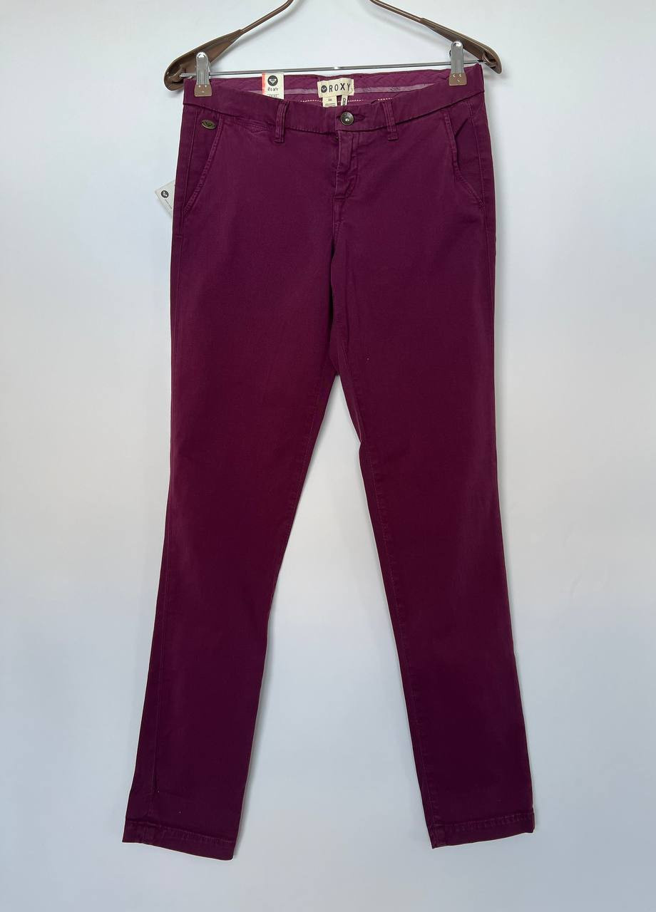 Фиолетовые повседневный демисезонные брюки Roxy