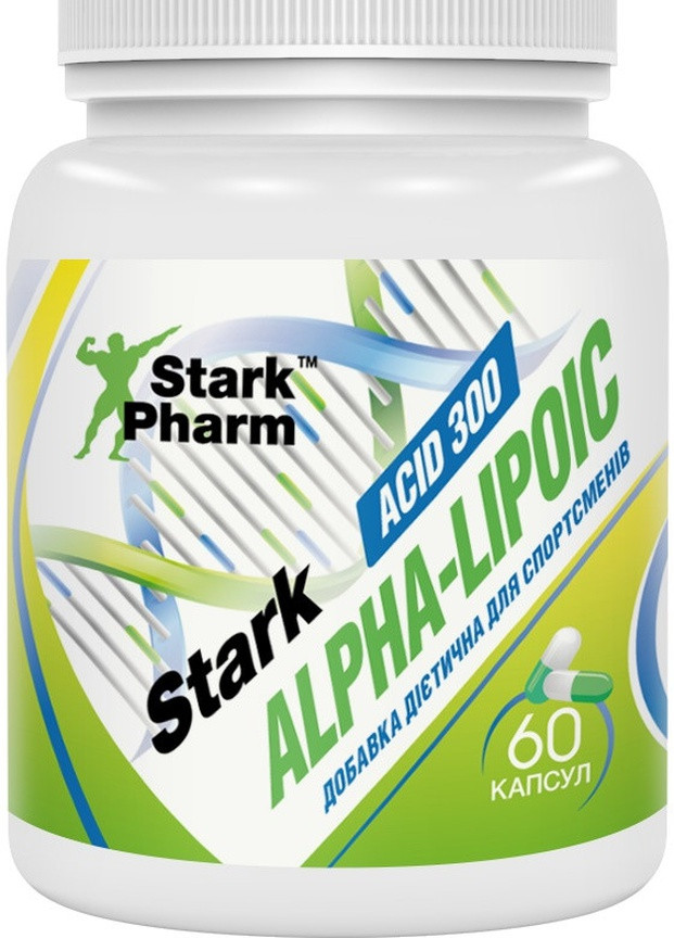 Альфа-ліпоєва кислота ALA 300 мг 60 капсул Stark Pharm (256789287)