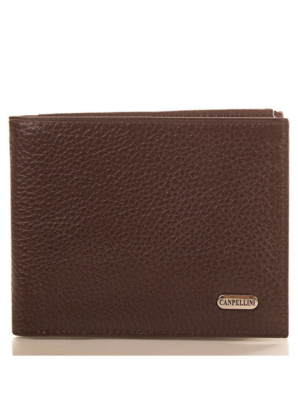 Чоловічий стильний шкіряний гаманець коричневий Canpellini (262976719)
