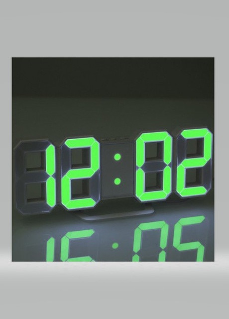 Електронний LED годинник з будильником та термометром - Зелений China caixing cx-2218 (258574791)