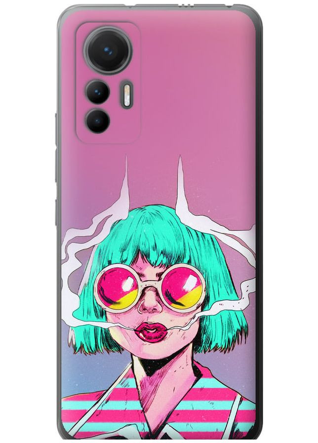 Силіконовий чохол 'Поп арт дівчина' для Endorphone Xiaomi 12 Lite (276194622)