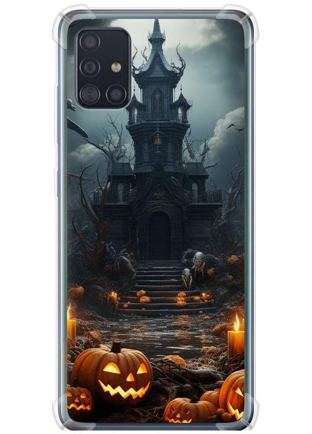 Силіконовий протиударний с посиленими кутами чохол 'Похмурий будинок' для Endorphone Samsung Galaxy A51 2020 A515F (266809930)