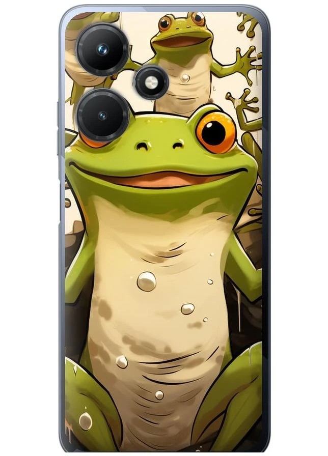 Силіконовий чохол 'Весела жаба' для Endorphone Infinix Hot 30i (266906130)