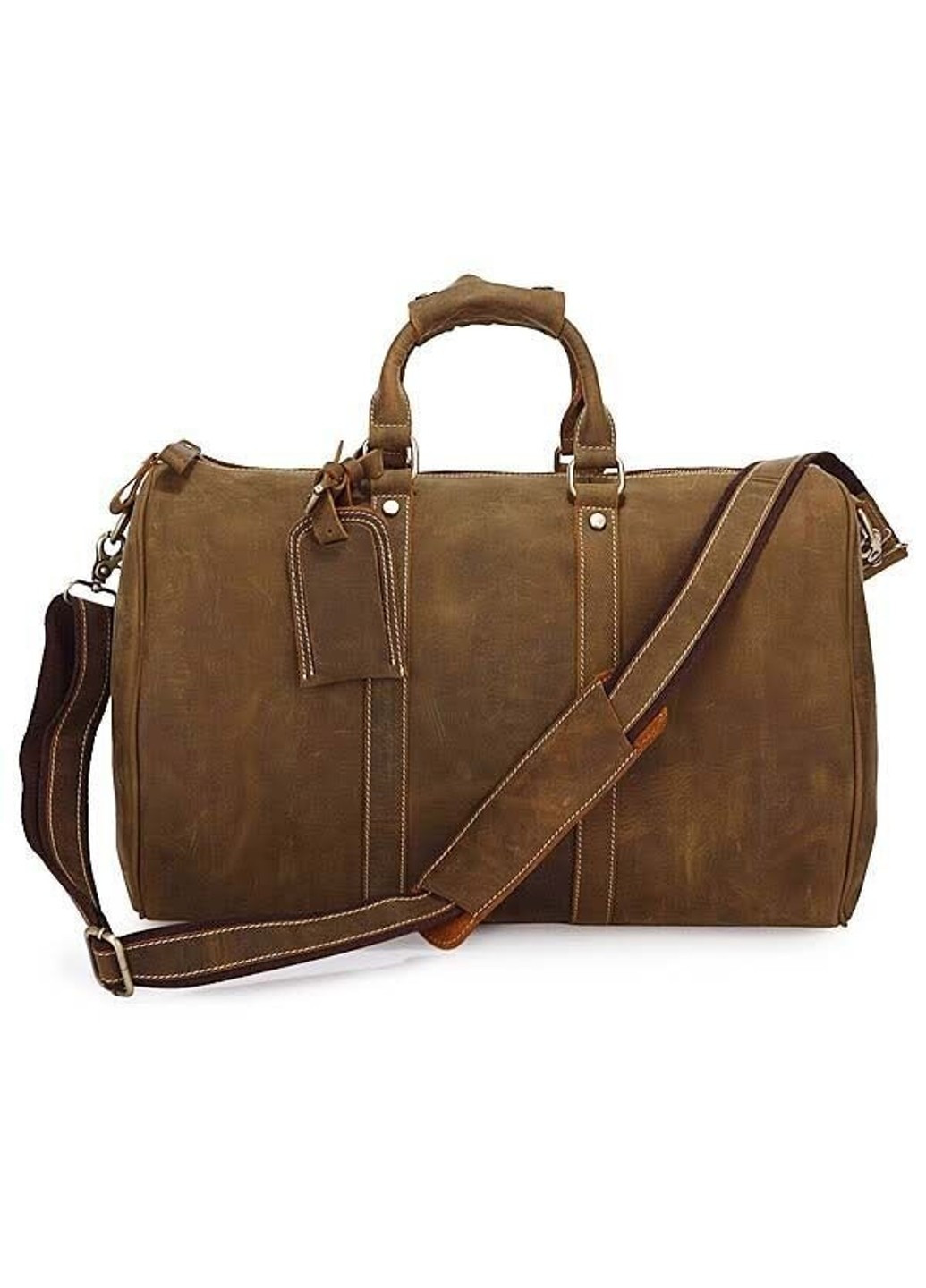 Дорожня шкіряна сумка 14050 Коричневий Vintage (271813502)