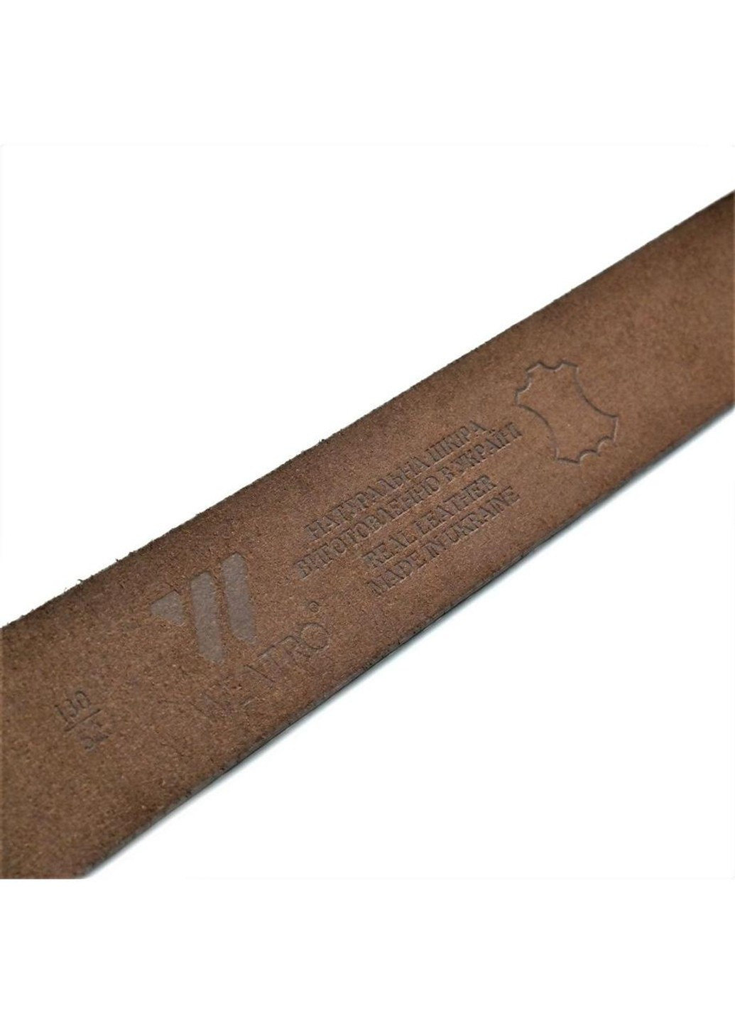 Кожаный мужской ремень 115-120 см Цвет Темно-коричневый m-kozh43-wtrua-0021 Weatro (272596130)