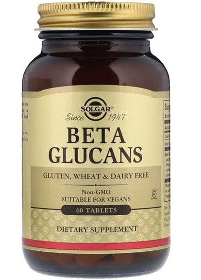 Beta Glucans 60 Tabs Solgar (256720417)