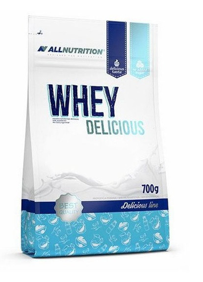 All Nutrition Whey Delicious 700 g /23 servings/ Wild Strawberry Ice Cream Allnutrition (256725628)