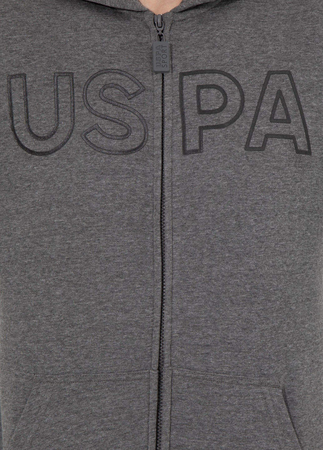 Свитшот мужской U.S. Polo Assn. - крой серый - (258389834)