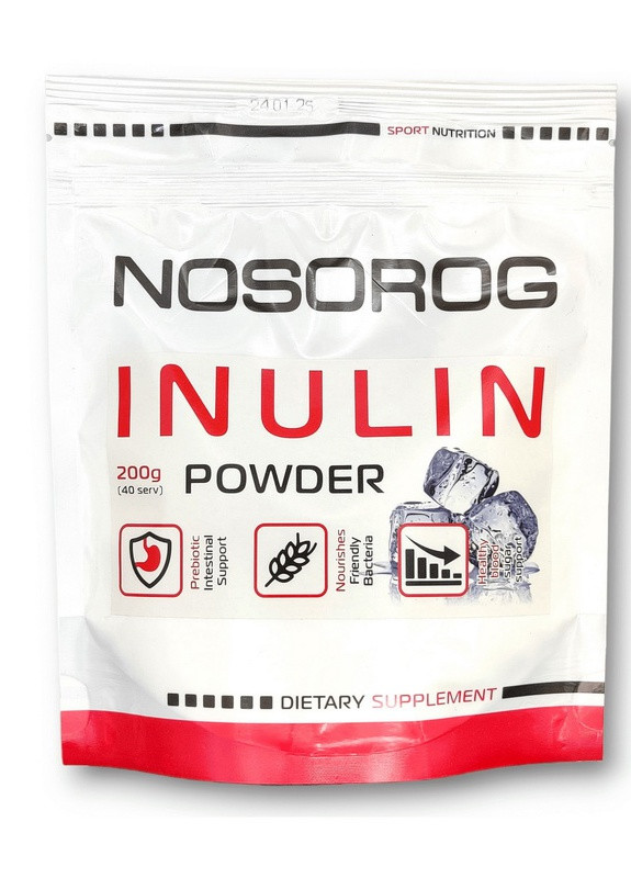 Інулін Inulin 200g Nosorog Nutrition (259140045)
