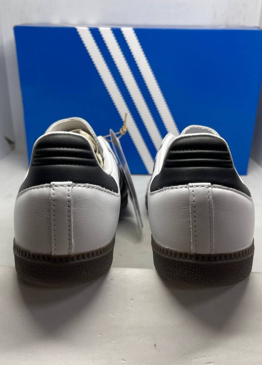 Білі всесезонні кросівки ( оригінал) samba og adidas кросівки