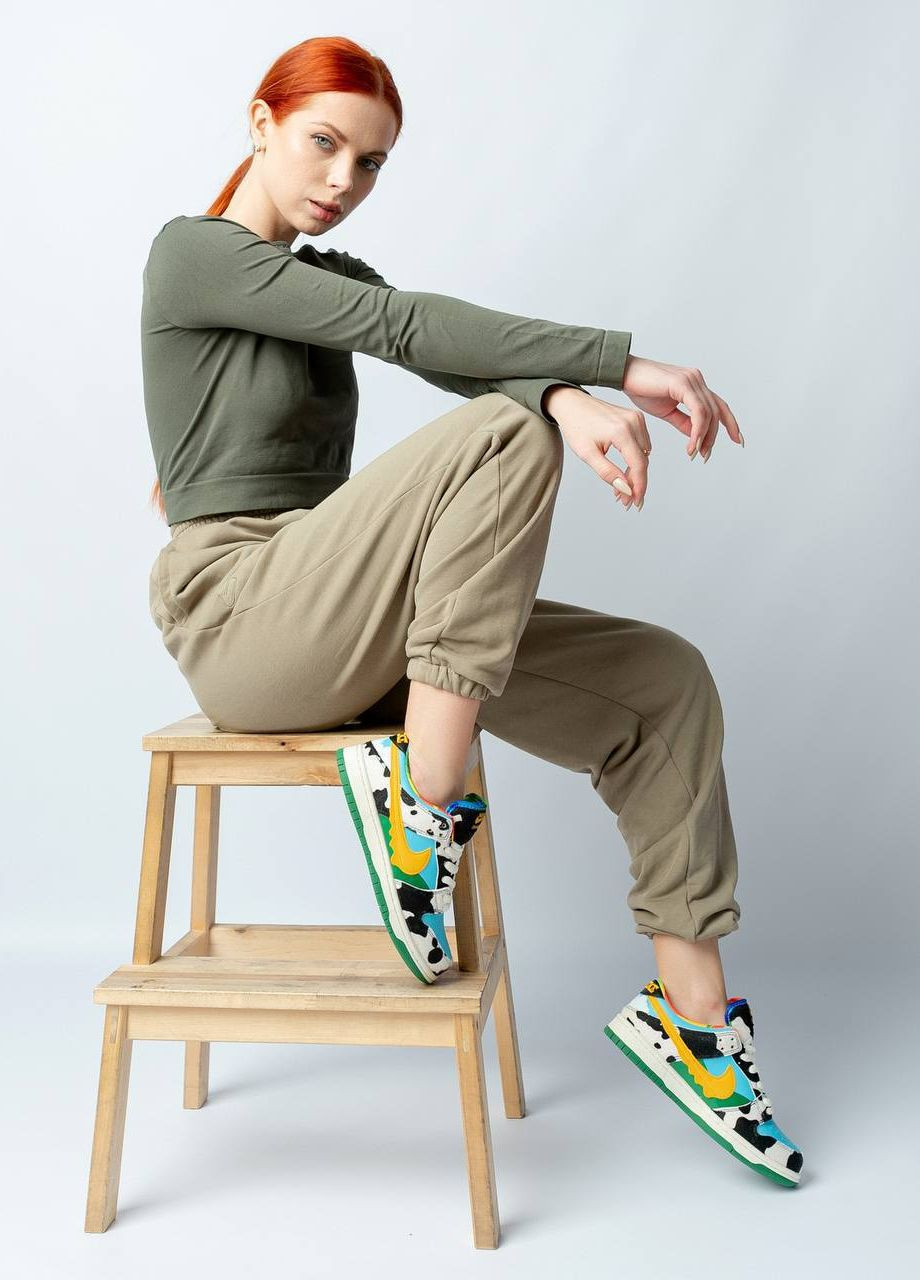 Цветные демисезонные кроссовки женские, вьетнам Nike SB Dunk Low Ben & Jerry‘s Chunky Dunky