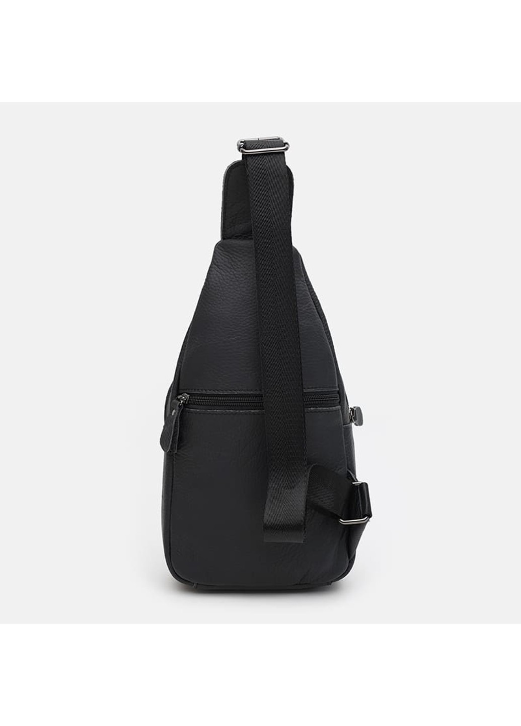 Чоловічий рюкзак шкіряний через плече K1223abl-black Keizer (266143452)