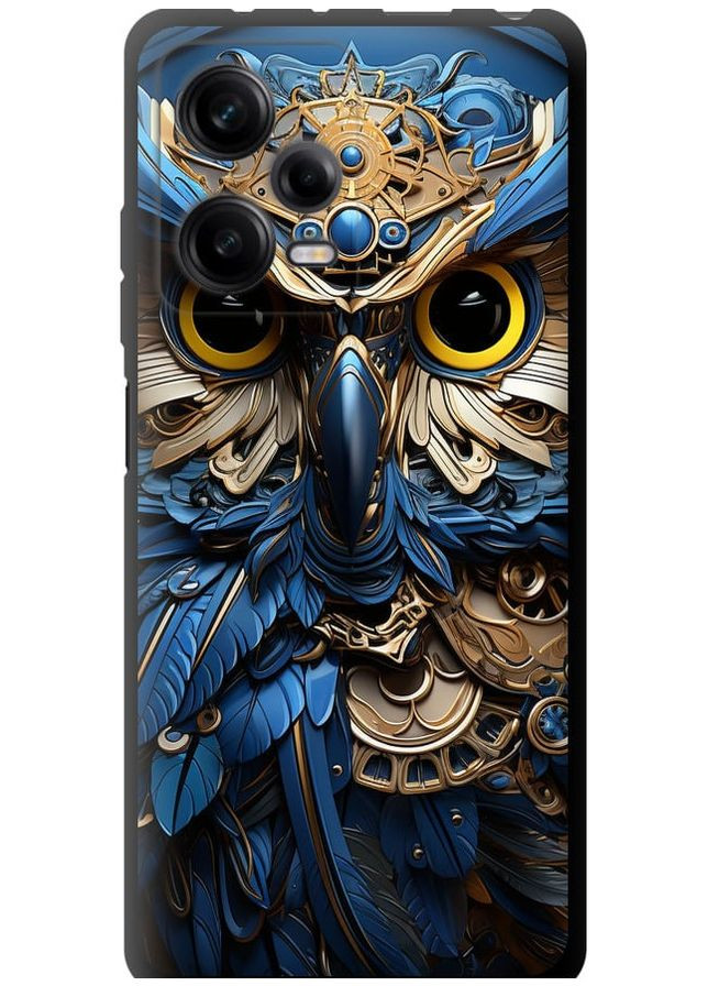 TPU чорний чохол 'Сова v2' для Endorphone Xiaomi Redmi Note 12 Pro 5G (266049972)