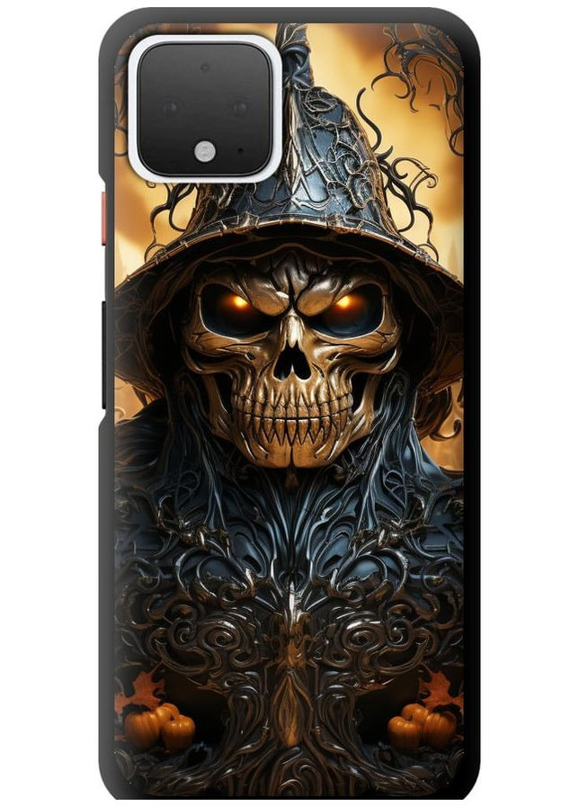 TPU чорний чохол 'Череп 2' для Endorphone Google Pixel 4 (266810961)