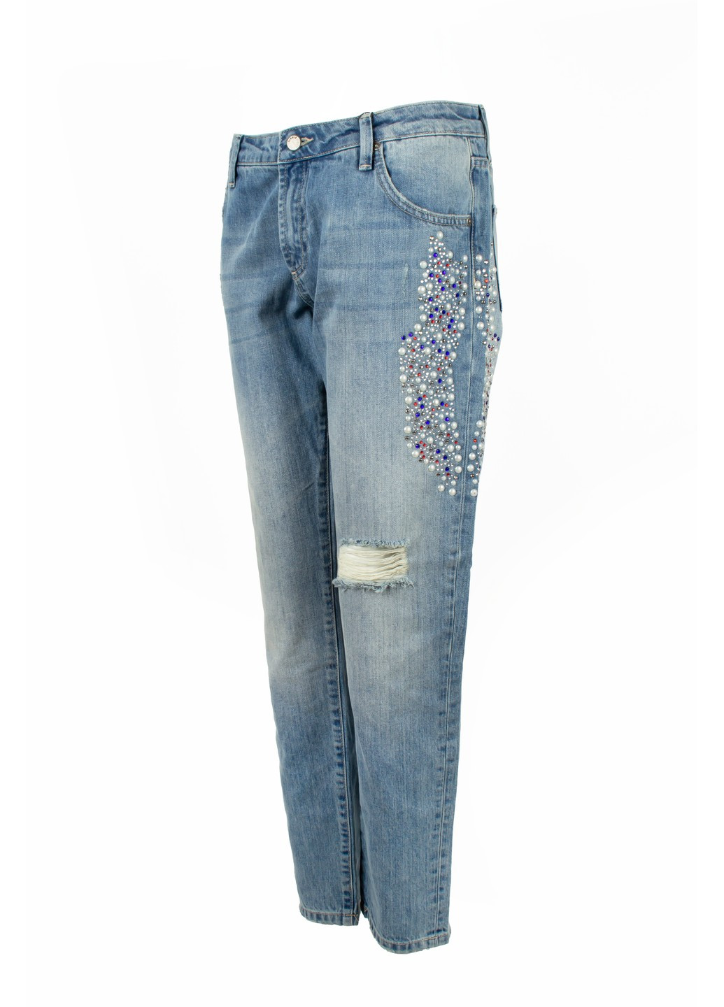 Жіночі джинси блакитні 2-712-1701 Nikkie (262292730)