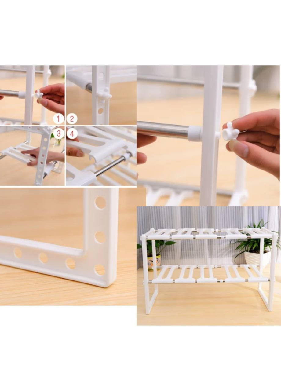 Кухонный стеллаж для хранения 38-70 см No Brand KITCHEN RACK (276461574)