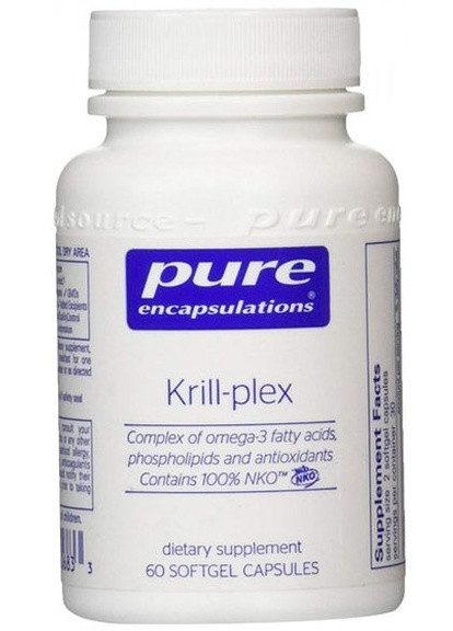 Krill-plex 60 Softgel Capsules PE-00683 Pure Encapsulations (258498820)