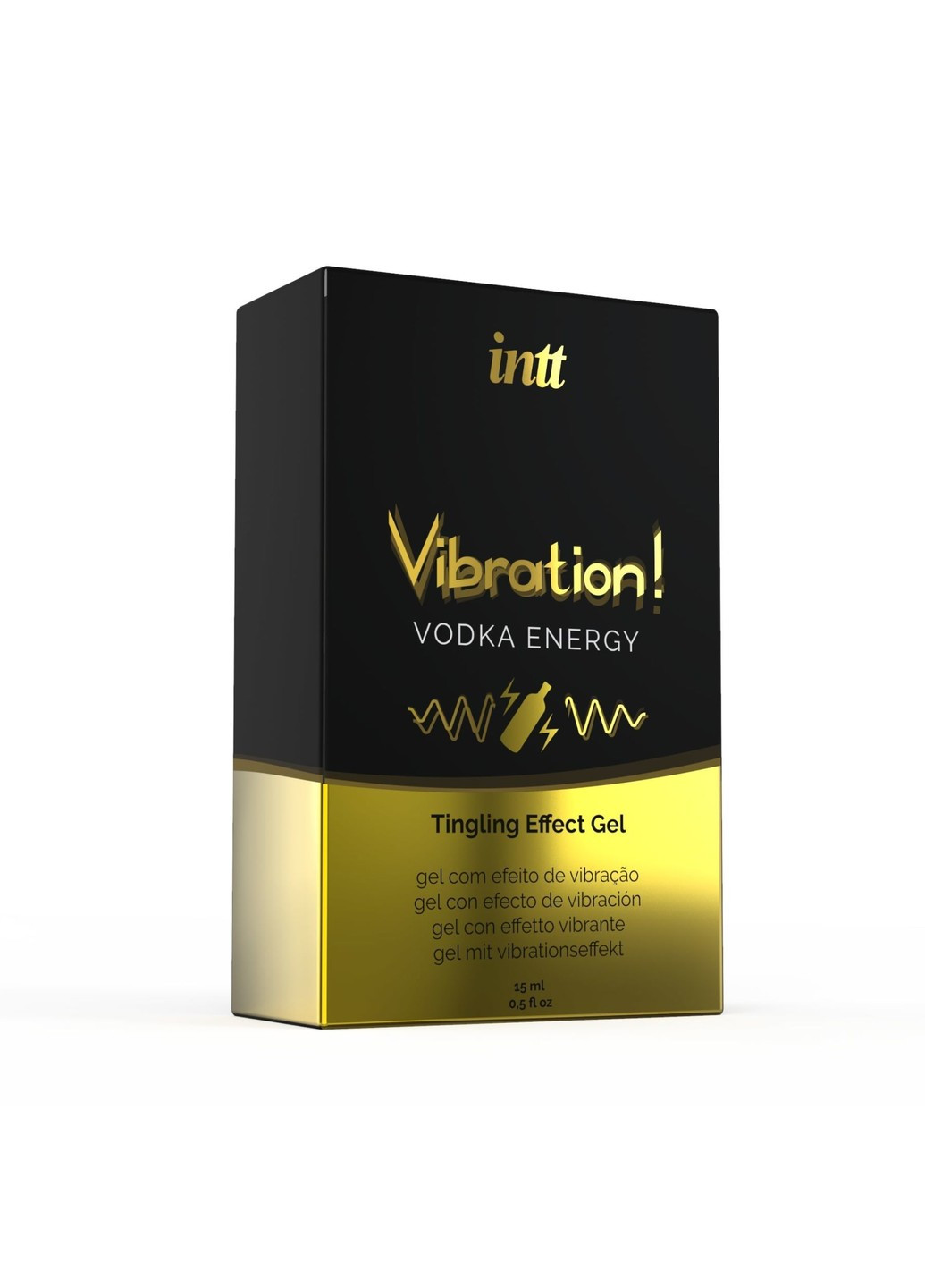 Жидкий вибратор Vibration Vodka (15 мл), густой гель, очень вкусный, действует до 30 минут Intt (266342134)