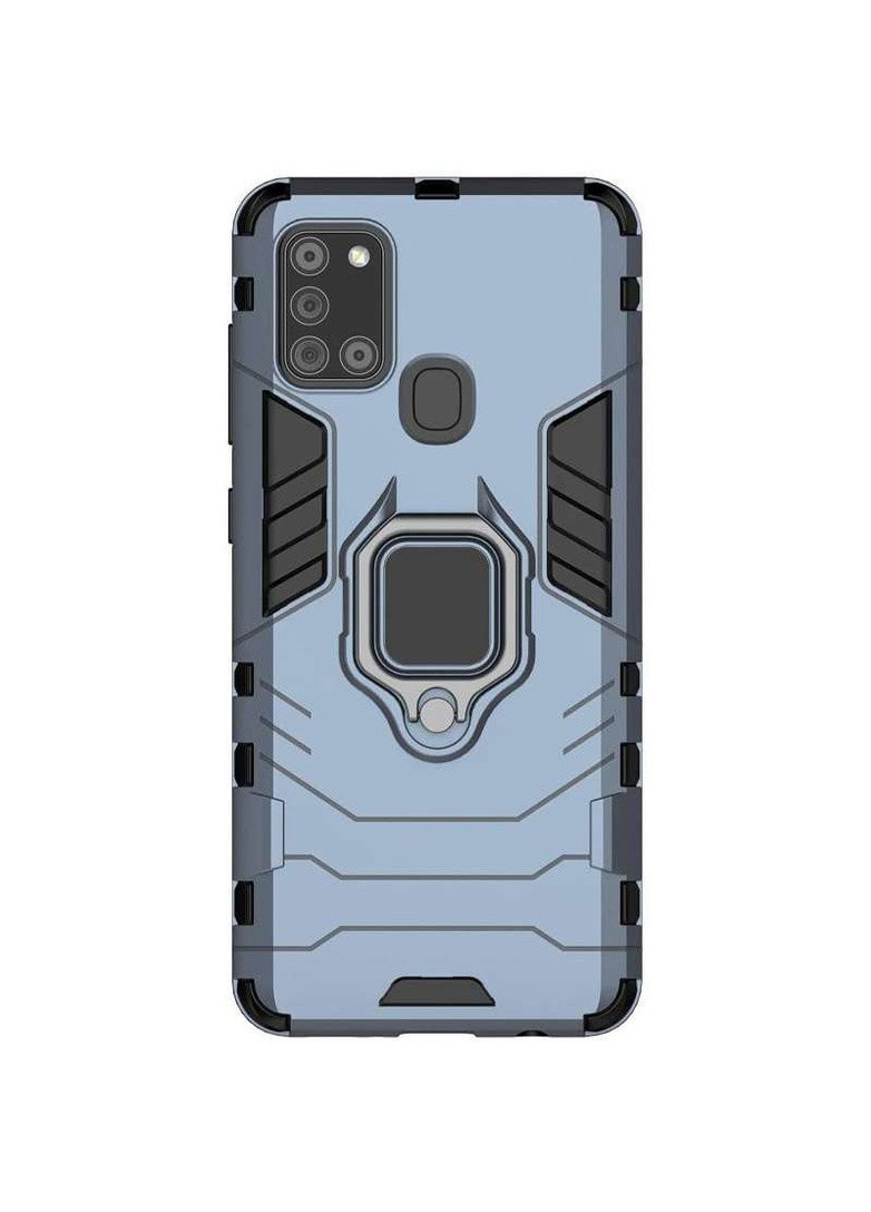 Противоударный чехол Transformer с кольцом для Samsung Galaxy A21s Epik (258522845)