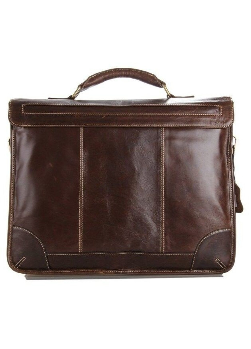 Мужской кожаный портфель 14085 Коричневый Vintage (262891779)