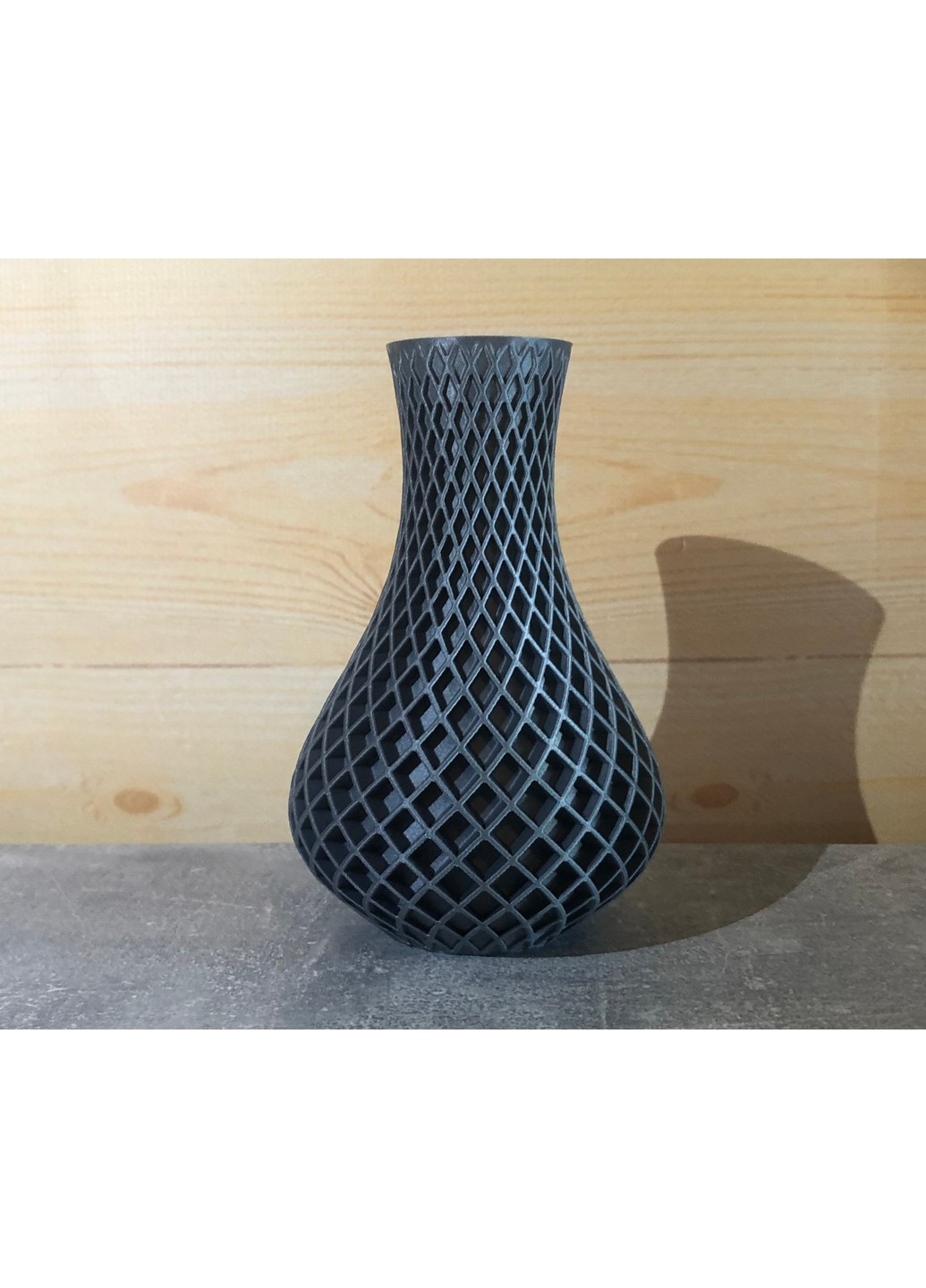 Декоративная, тонкостенная ваза «В ромб» ЗаСвіт (261555504)