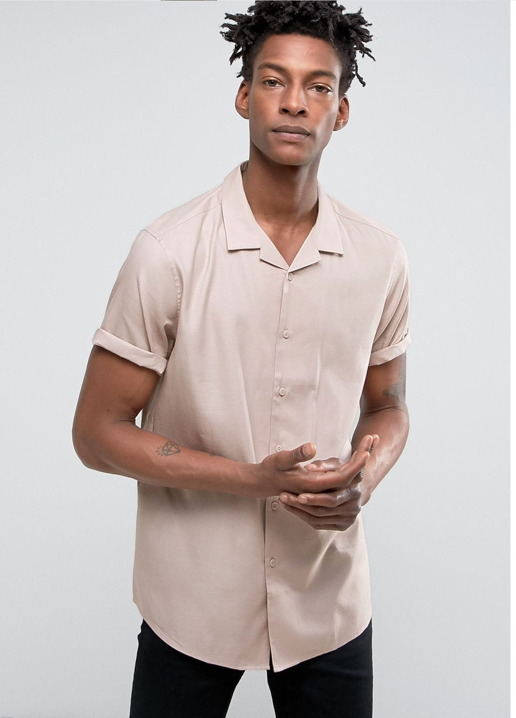 Розовая рубашка Asos