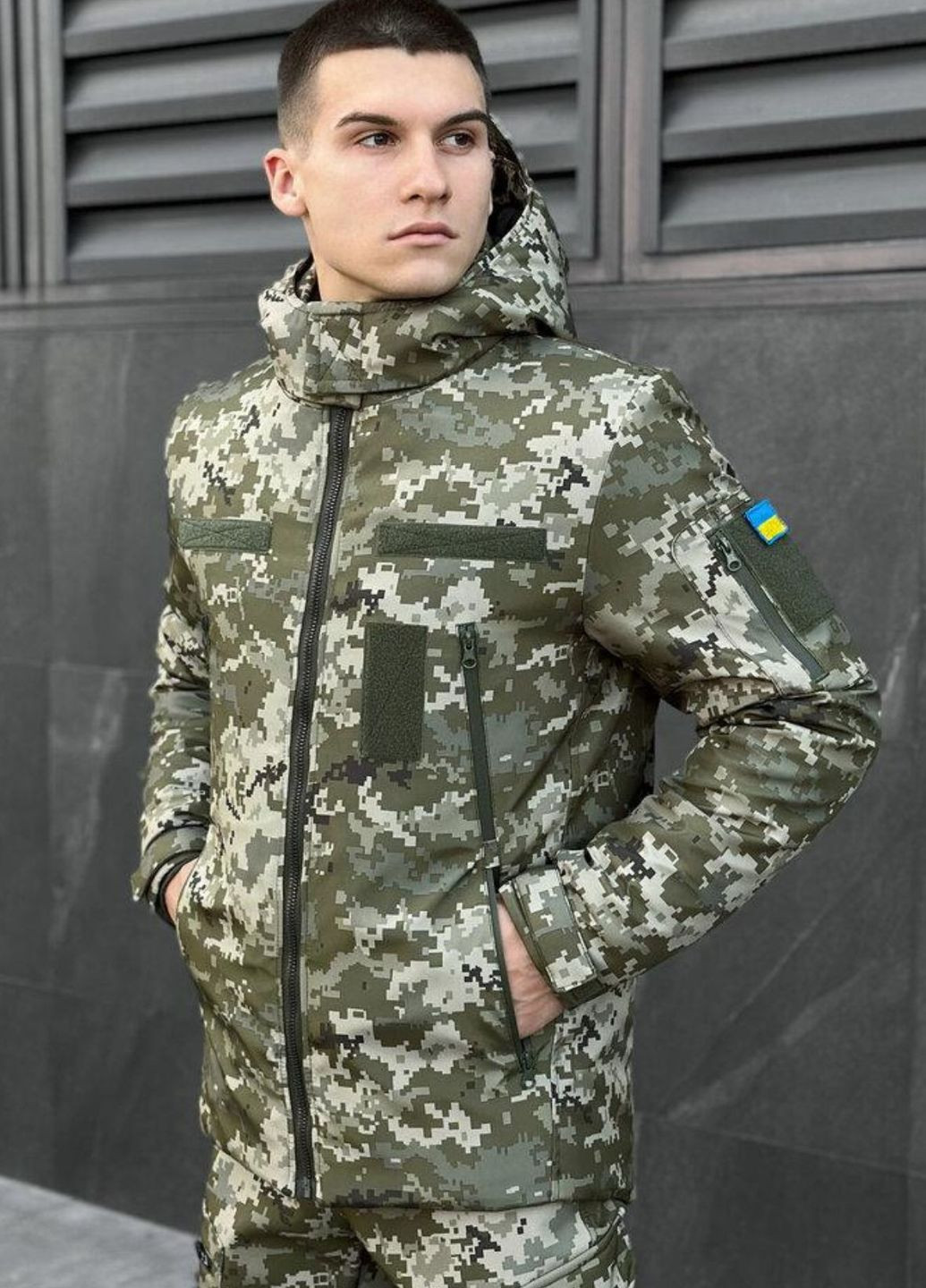 Зелена зимня зимова куртка No Brand