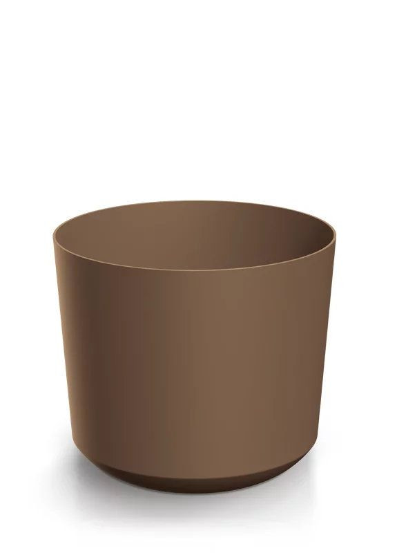 Горщик для квітів TUBO 10.8х10.8х9.5см круглий каштаново-коричневий (65630-7587) Prosperplast (264074322)