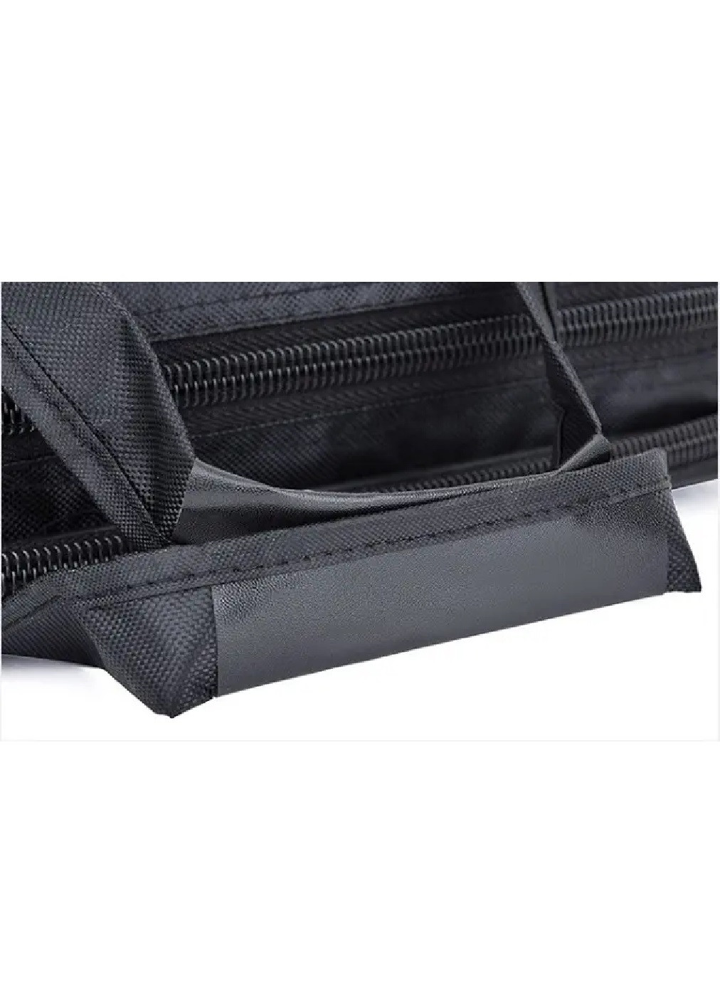 Конференц сумка портфель с ручками плечевым ремнем для документов ноутбука нейлон 40х30х12 см (474943-Prob) Черная Unbranded (260449647)