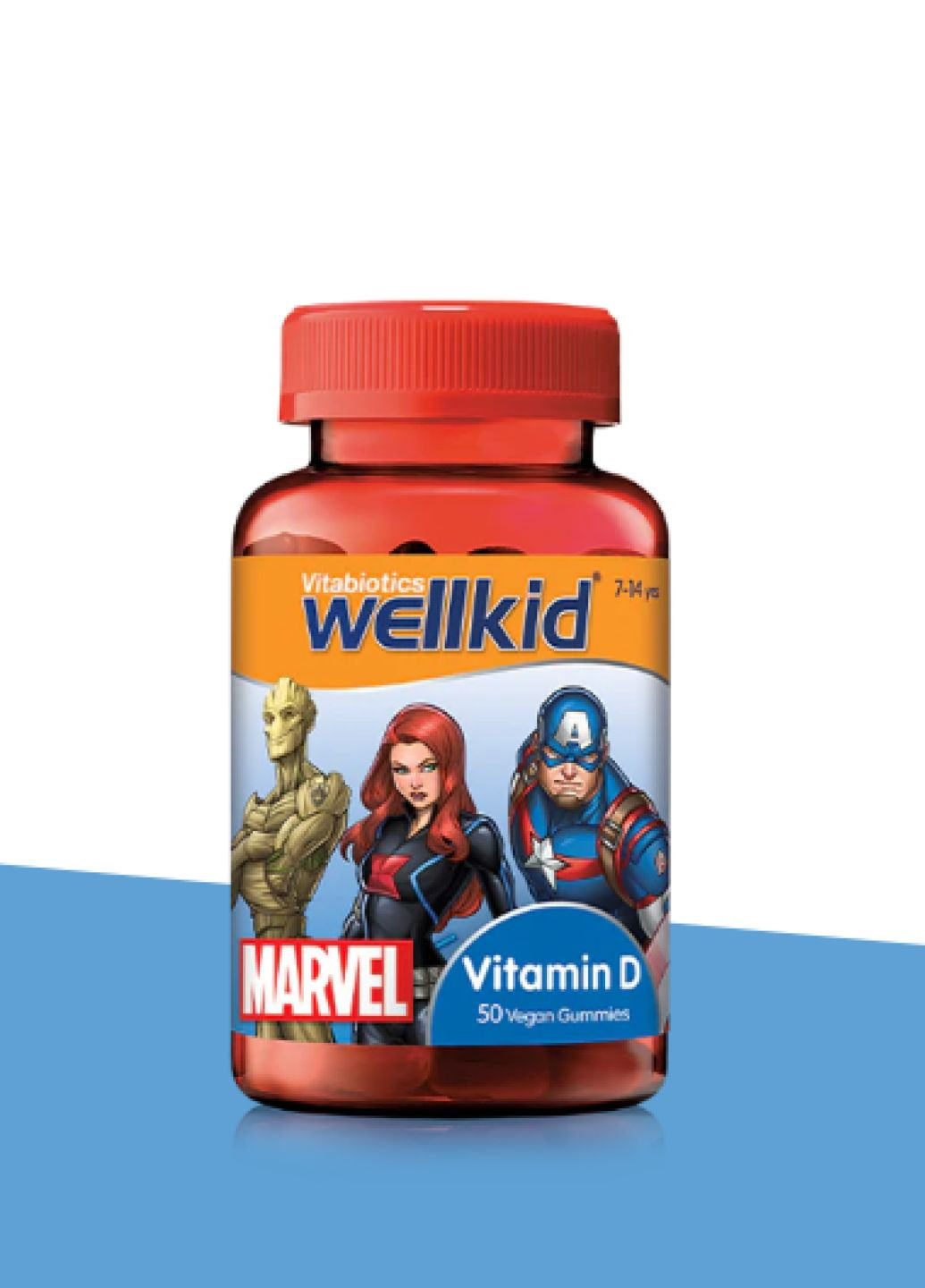 Wellkid Marvel Витамин D 50 веганских конфет No Brand (268741375)