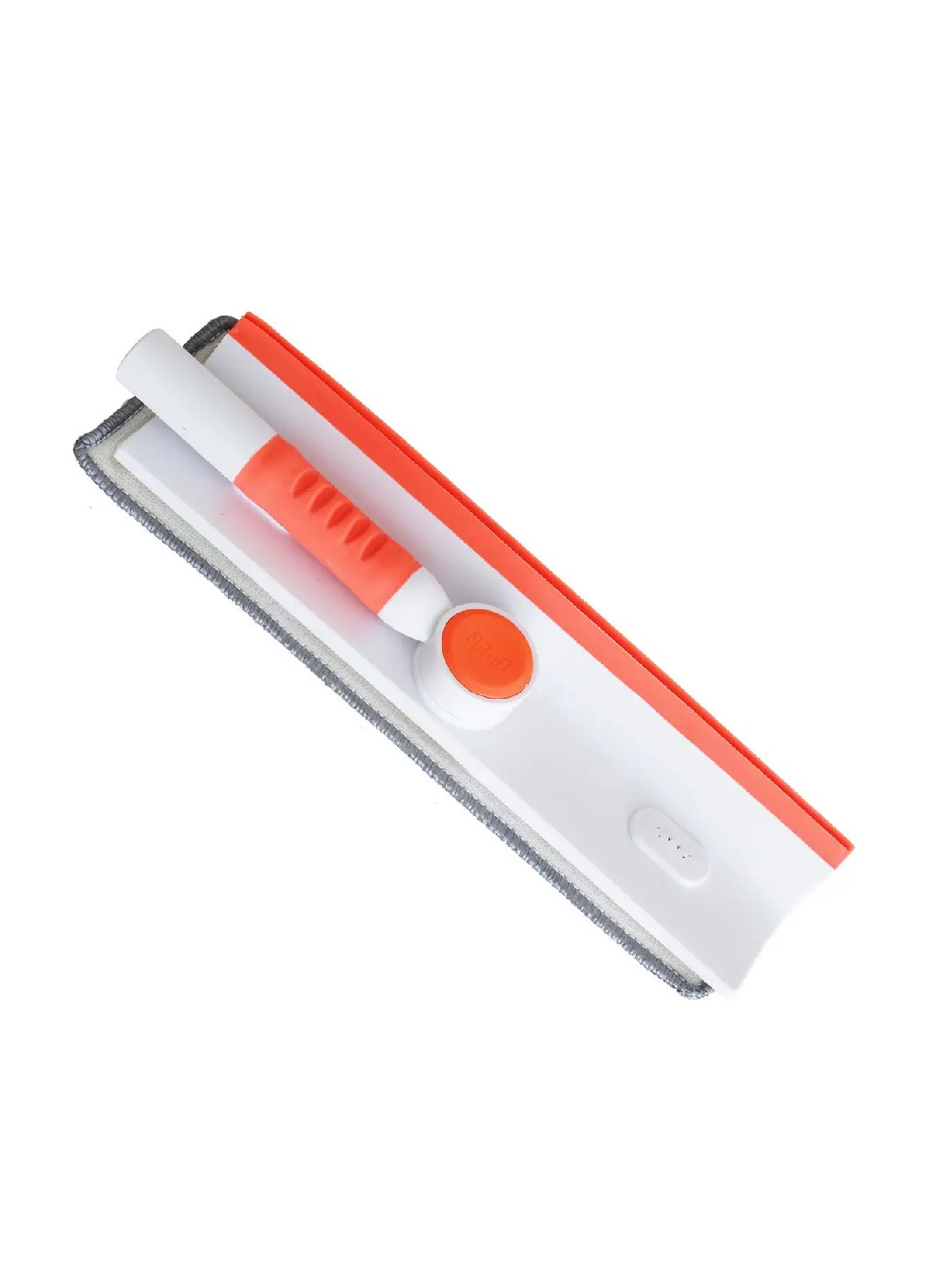 Щётка швабра скребок микрофибра для мытья окон 2 в 1 (473881-Prob) Белая с оранжевым Unbranded (256704812)
