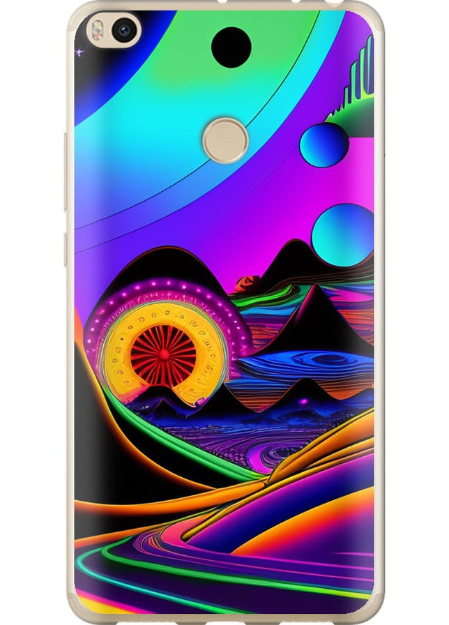 2D пластиковый чехол 'Абстракция v3' для Endorphone Xiaomi Mi Max 2 (258212607)