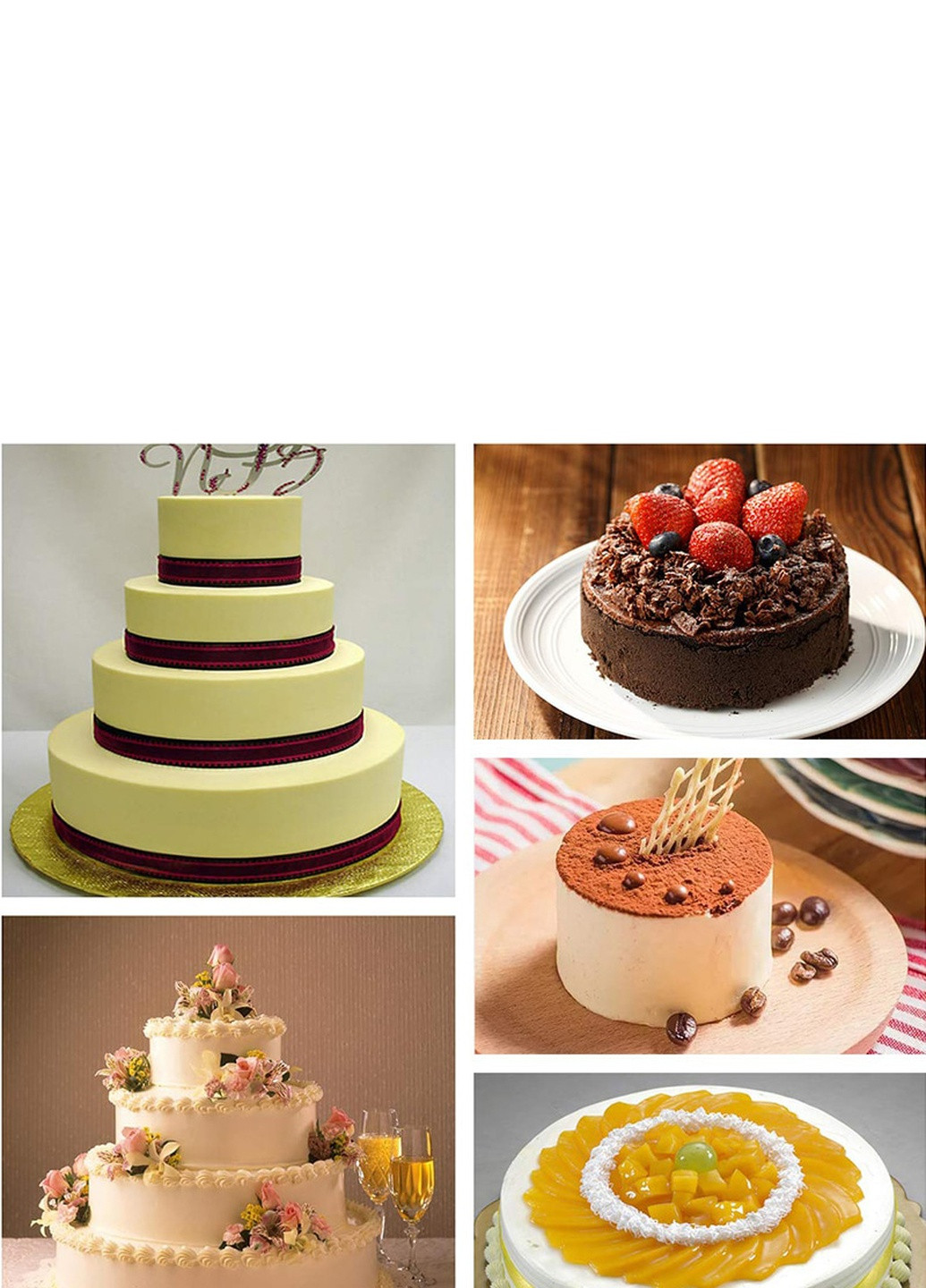 Форма силіконова кругла для випікання тортів, бісквітів, пирогів, шарлотки 20.5 x 5.5 см Profsil (259591987)