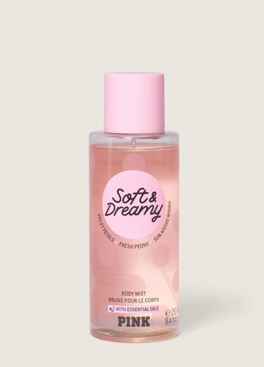 Парфюмированный спрей Victoria's Secret Soft & Dreamy Body Mist 250мл Pink (268133575)