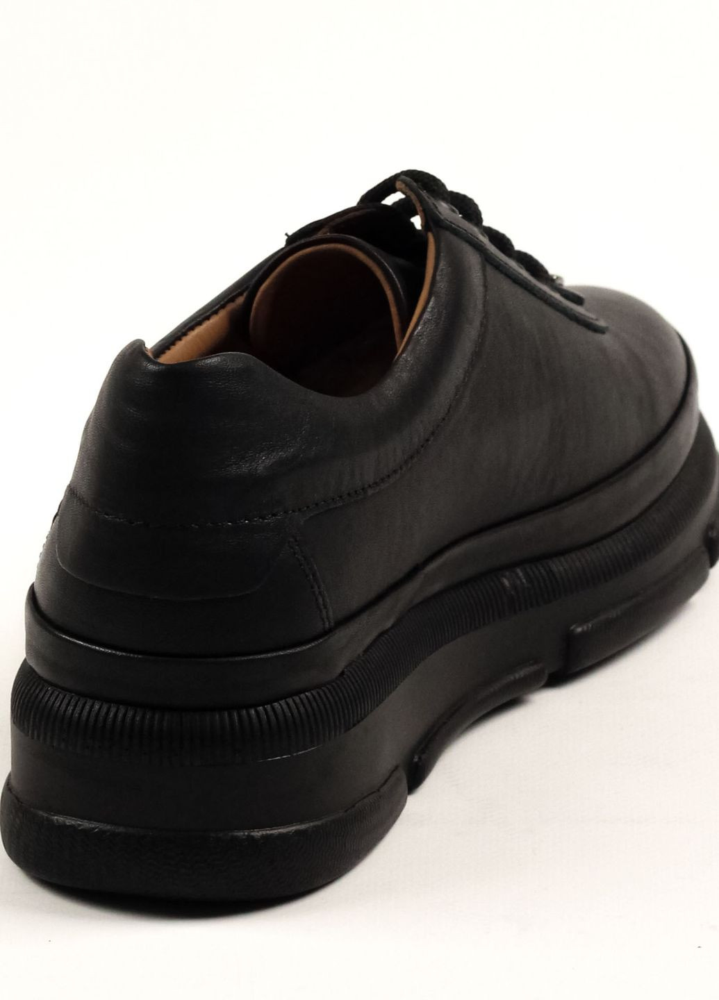 Туфли женские черные кожа Evromoda