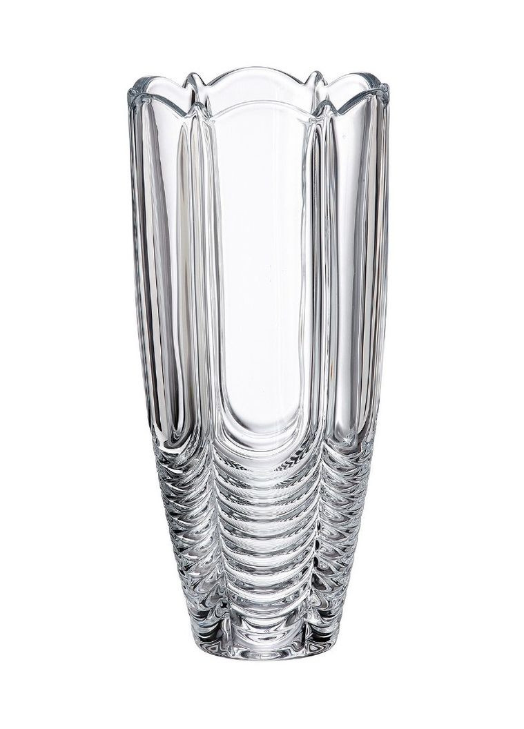 Широкая ваза для цветов Orion богемское стекло 300 мм Bohemia (260395410)