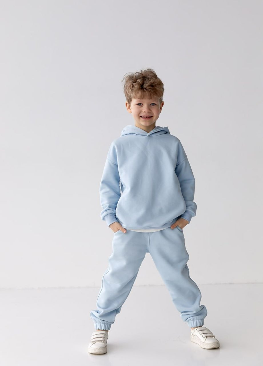 Дитячий спортивний костюм для хлопчика світло-блакитний р.110 439843 New Trend (260785590)