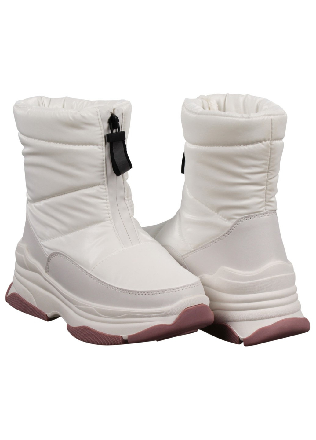 Зимние женские ботинки на низком ходу 198823 Lifexpert тканевые
