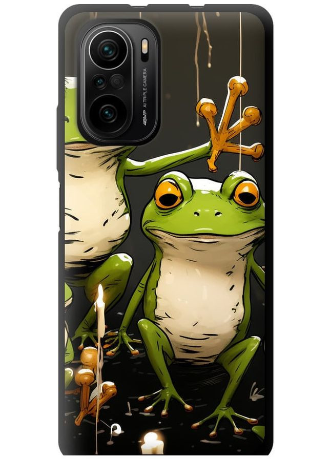 TPU черный чехол 'Жабки 2' для Endorphone Xiaomi Poco F3 (266910524)