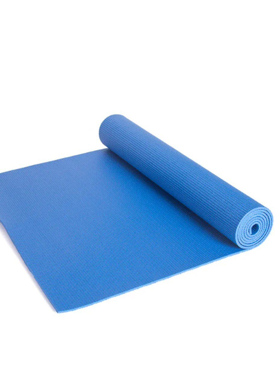Килимок для йоги та фітнесу Блакитний No Brand yogamat (260597082)