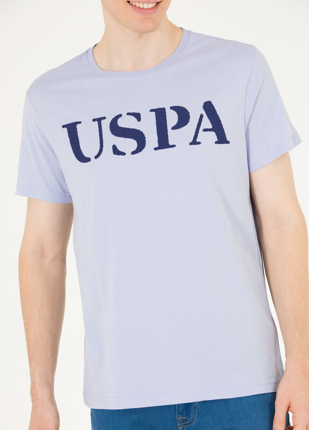 Синя футболка u.s.polo assn. чоловіча U.S. Polo Assn.