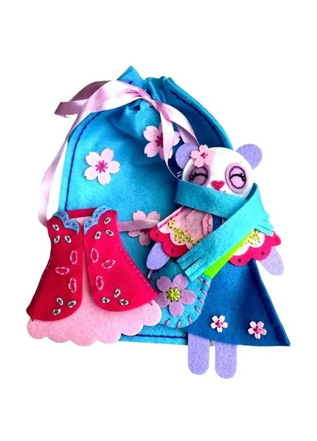 Набор для шитья игрушки "Панда" цвет разноцветный ЦБ-00235530 Апли Крапли (268121712)